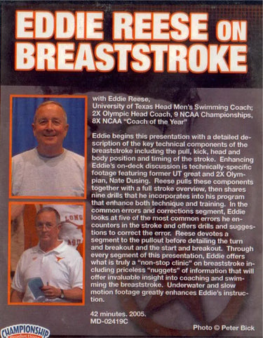 (Rental)-Eddie Reese on Breaststroke Eddie Reese